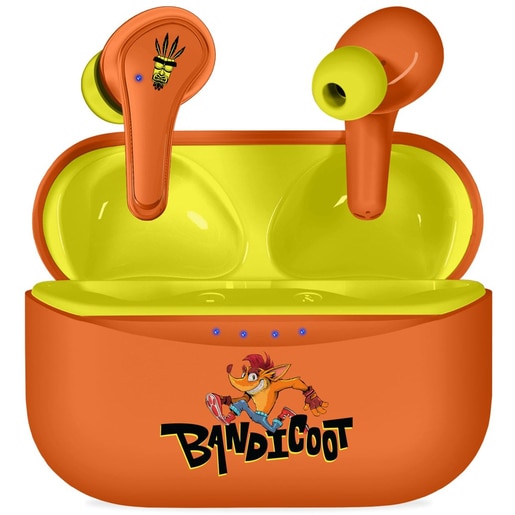 Casti pentru copii OTL Crash Bandicoot, Bluetooth, In-ear, Microfon, portocaliu Casti pentru copii OTL Crash Bandicoot, Bluetooth, In-ear, Microfon, portocaliu