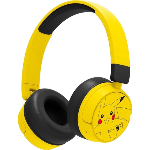 Casti pentru copii OTL Pokemon Pikachu, Bluetooth, On-ear, Microfon, galben Casti pentru copii OTL Pokemon Pikachu, Bluetooth, On-ear, Microfon, galben