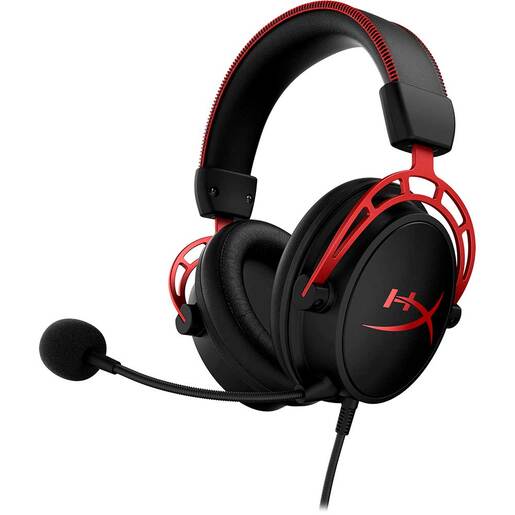 Casti Gaming HyperX Cloud Alpha Red, surround, multiplatforma, 3.5mm, negru-rosu Casti Gaming HyperX Cloud Alpha Red, surround, multiplatforma, 3.5mm, negru-rosu