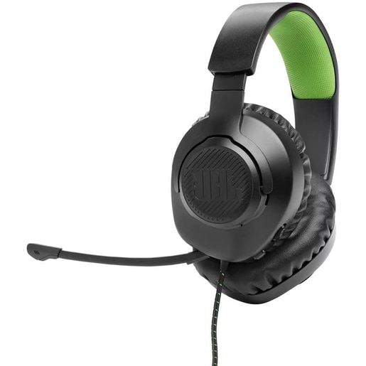 Casti Gaming JBL Quantum 100X Console, multiplatforma, Jack 3.5mm, negru-verde Casti Gaming JBL Quantum 100X Console, multiplatforma, Jack 3.5mm, negru-verde