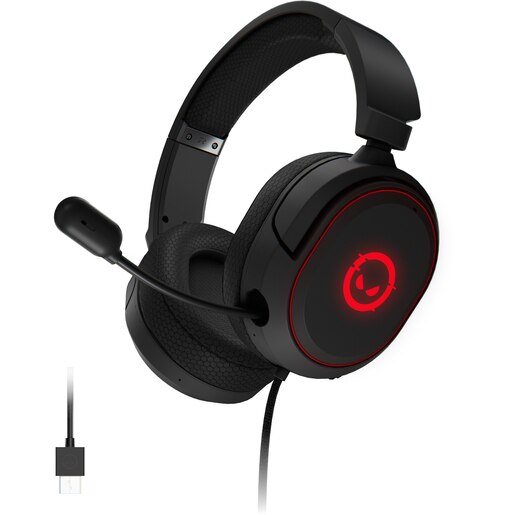 Casti Gaming LORGAR Kaya 460, stereo, multiplatforma, Black Casti Gaming LORGAR Kaya 460, stereo, multiplatforma, Black