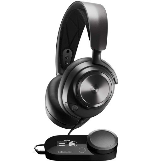 Casti Gaming STEELSERIES Arctis Nova Pro, surround, multiplatforma, USB-C, negru Casti Gaming STEELSERIES Arctis Nova Pro, surround, multiplatforma, USB-C, negru