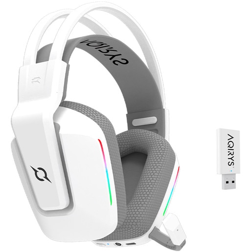 Casti Gaming Wireless AQIRYS Alya White 2.0, multiplatforma, 3D Stereo, alb Casti Gaming Wireless AQIRYS Alya White 2.0, multiplatforma, 3D Stereo, alb