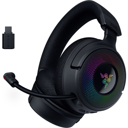 Casti Gaming Wireless RAZER Kraken V4, THX Spatial Audio, multiplatforma, negru Casti Gaming Wireless RAZER Kraken V4, THX Spatial Audio, multiplatforma, negru