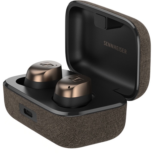 Casti SENNHEISER Momentum True Wireless 4, Bluetooth, In-Ear, Microfon, Carcasa Incarcare Wireless, Noise Cancelling, Black Copper Casti SENNHEISER Momentum True Wireless 4, Bluetooth, In-Ear, Microfon, Carcasa Incarcare Wireless, Noise Cancelling, Black Copper