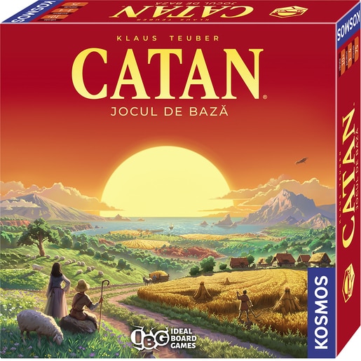 Joc de societate CATAN Joc de baza CAT3425 editia 2025, 10 ani+, 3-4 jucatori Joc de societate CATAN Joc de baza CAT3425 editia 2025, 10 ani+, 3-4 jucatori