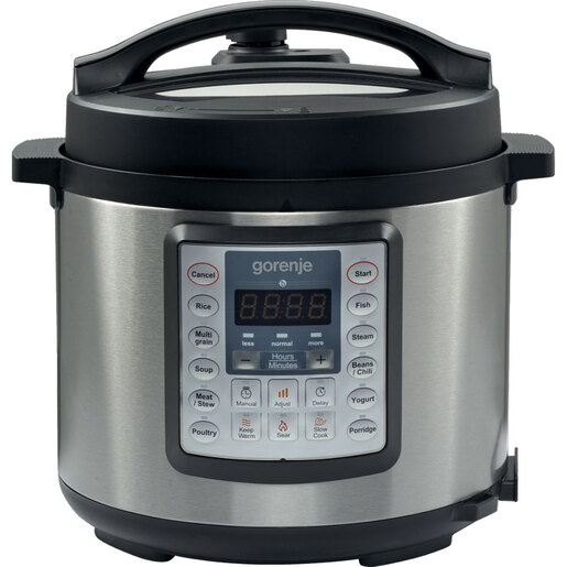 Multicooker GORENJE MC6MBK, 6l, 1000W, 15 programe, negru-argintiu Multicooker GORENJE MC6MBK, 6l, 1000W, 15 programe, negru-argintiu