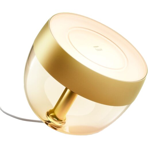 Veioza LED PHILIPS HUE Iris, 8.2W, 570lm, Wi-Fi, lumina RGB, auriu Veioza LED PHILIPS HUE Iris, 8.2W, 570lm, Wi-Fi, lumina RGB, auriu