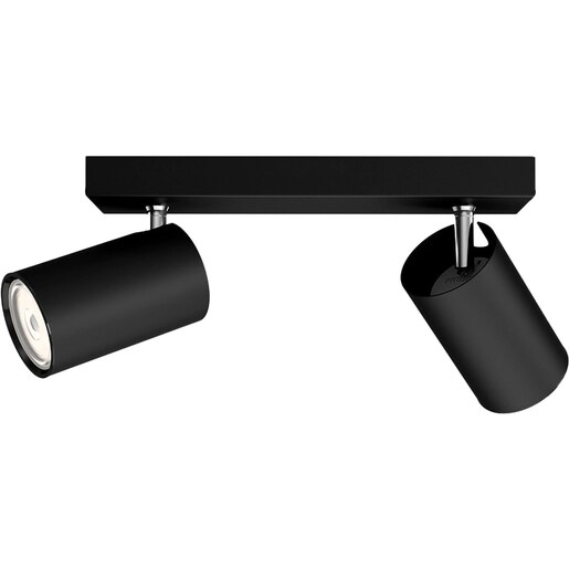 Spot PHILIPS myLiving Kosipo 8718696164907, 2 x 5.5W, negru Spot PHILIPS myLiving Kosipo 8718696164907, 2 x 5.5W, negru