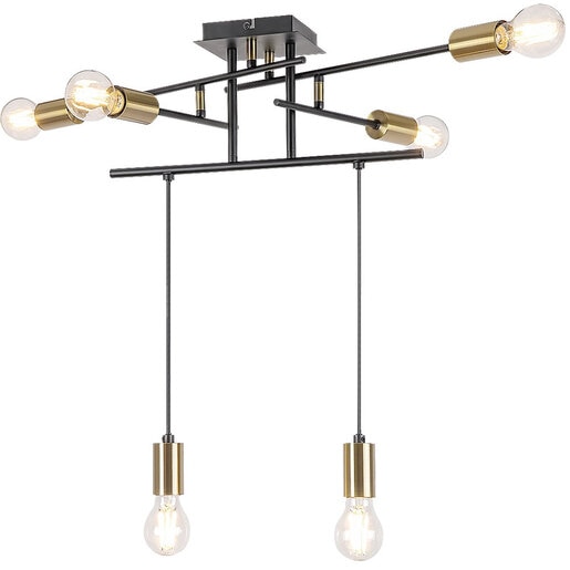Pendul RABALUX Lanny, 40W, E27, Negru Pendul RABALUX Lanny, 40W, E27, Negru