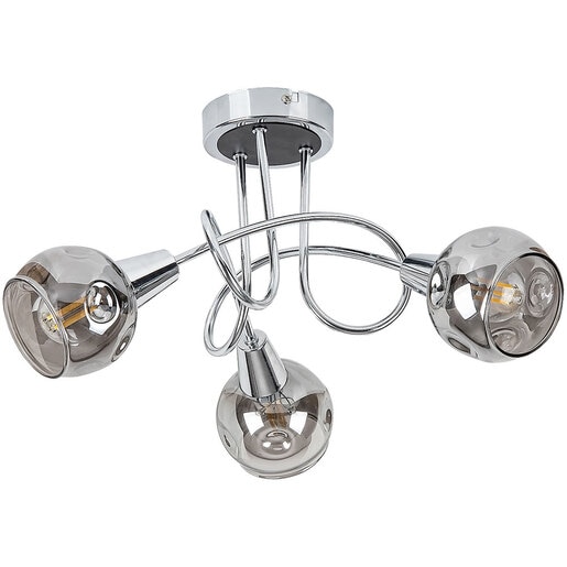 Plafoniera RABALUX Tamara, 40W, E14, IP20, Argintiu Plafoniera RABALUX Tamara, 40W, E14, IP20, Argintiu