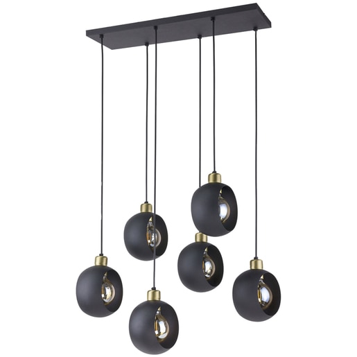 Lustra ADVITI AD-LD-6227BE27M, 15W, E27, negru Lustra ADVITI AD-LD-6227BE27M, 15W, E27, negru