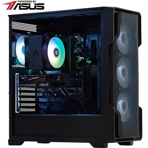Sistem Desktop Gaming MYRIA Vision V120 Powered by ASUS, Intel Core Ultra 5 225F pana la 4.9GHz, 32GB, SSD 1TB, NVIDIA GeForce RTX 5060 8GB, Ubuntu Sistem Desktop Gaming MYRIA Vision V120 Powered by ASUS, Intel Core Ultra 5 225F pana la 4.9GHz, 32GB, SSD 1TB, NVIDIA GeForce RTX 5060 8GB, Ubuntu