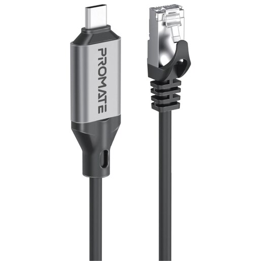 Cablu USB-C - RJ45 PROMATE CLink-RJ45, 5m, negru Cablu USB-C - RJ45 PROMATE CLink-RJ45, 5m, negru
