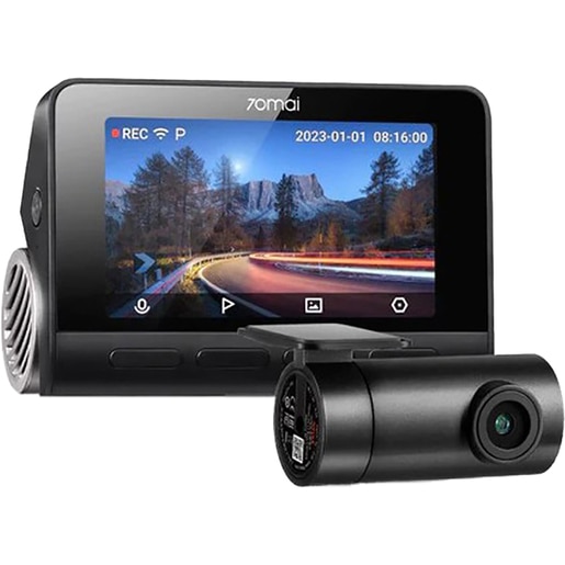 Camera auto duala DVR 70MAI A810S, 4K, GPS, HDR, negru Camera auto duala DVR 70MAI A810S, 4K, GPS, HDR, negru