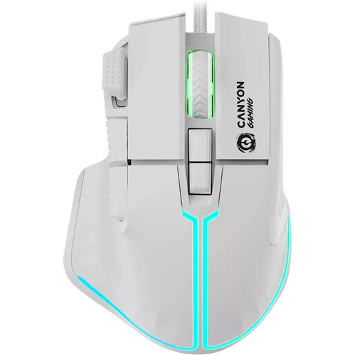 Mouse Gaming CANYON Fortnax GM-636, 20000 dpi, alb Mouse Gaming CANYON Fortnax GM-636, 20000 dpi, alb