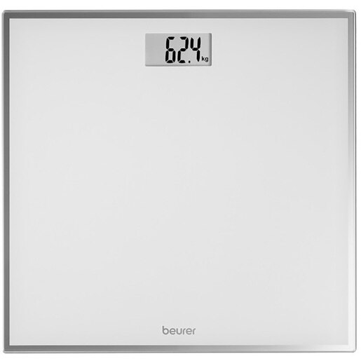 Cantar corporal BEURER GS 120, 150kg, electronic, sticla securizata, alb Cantar corporal BEURER GS 120, 150kg, electronic, sticla securizata, alb