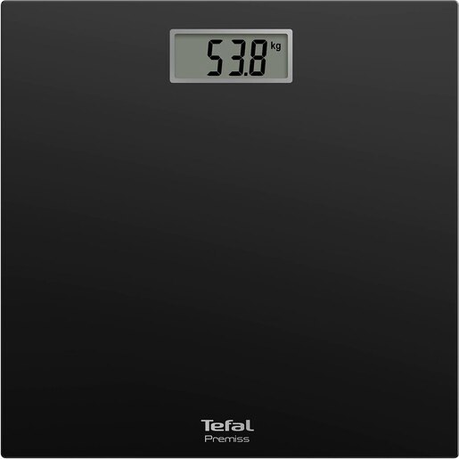 Cantar corporal TEFAL Premiss PP1400V0, 150kg, electronic, sticla, negru Cantar corporal TEFAL Premiss PP1400V0, 150kg, electronic, sticla, negru