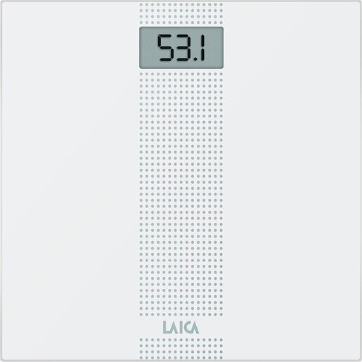Cantar corporal LAICA PS1054, 180kg, electronic, sticla, alb Cantar corporal LAICA PS1054, 180kg, electronic, sticla, alb