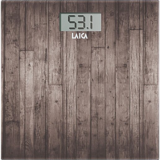 Cantar corporal LAICA PS1065N, 180kg, electronic, sticla securizata, maro Cantar corporal LAICA PS1065N, 180kg, electronic, sticla securizata, maro
