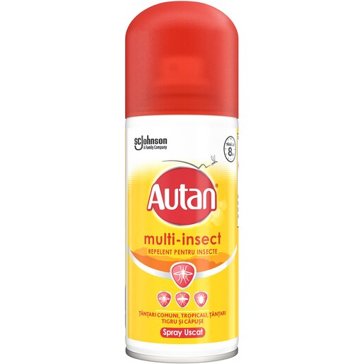 Spray repelent anti-insecte AUTAN Multi-Insect, 100 ml Spray repelent anti-insecte AUTAN Multi-Insect, 100 ml