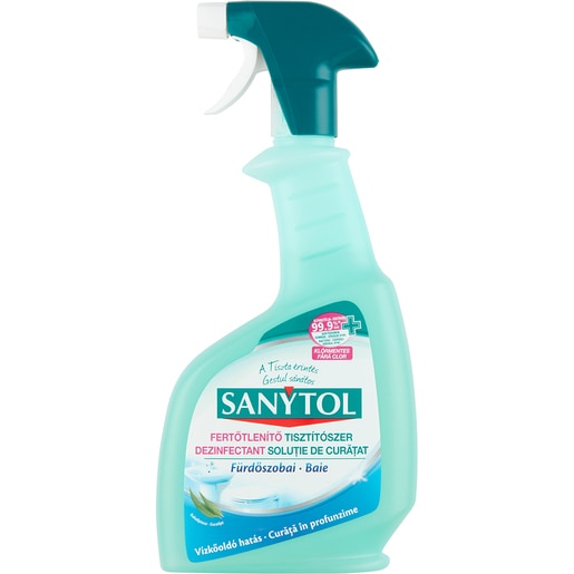 Solutie dezinfectanta SANYTOL Eucalipt, Baie, 500ml Solutie dezinfectanta SANYTOL Eucalipt, Baie, 500ml