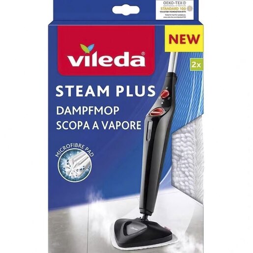 Rezerva mop cu aburi VILEDA Steam Plus 3.0, 2 bucati Rezerva mop cu aburi VILEDA Steam Plus 3.0, 2 bucati