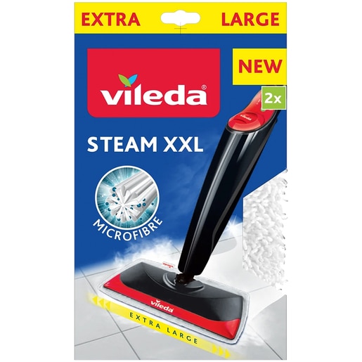 Rezerva mop cu aburi VILEDA Steam Plus XXL 3.0, 2 bucati Rezerva mop cu aburi VILEDA Steam Plus XXL 3.0, 2 bucati