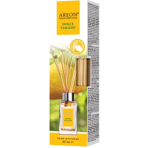Odorizant cu betisoare AREON Home Perfume Dolce Viaggio, 85 ml Odorizant cu betisoare AREON Home Perfume Dolce Viaggio, 85 ml