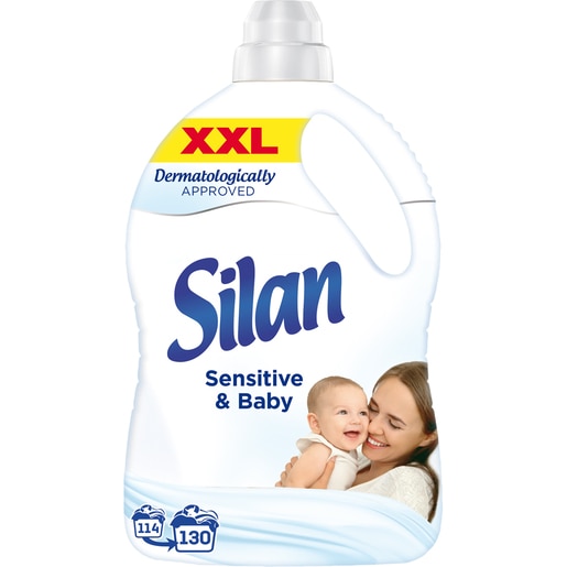 Balsam de rufe SILAN Sensitive & Baby, 2860 ml, 130 spalari Balsam de rufe SILAN Sensitive & Baby, 2860 ml, 130 spalari