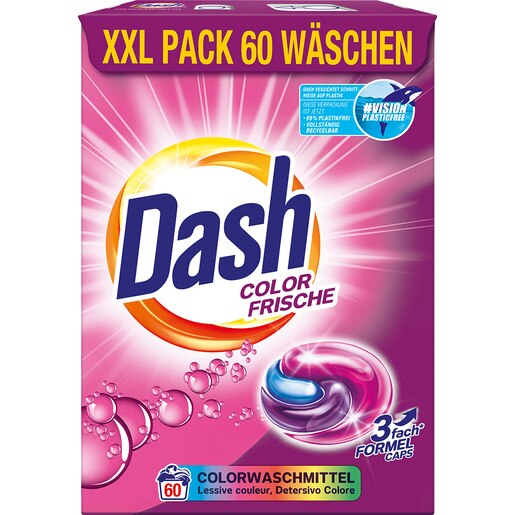 Detergent capsule DASH Color Frische 3 in 1, 60 spalari Detergent capsule DASH Color Frische 3 in 1, 60 spalari