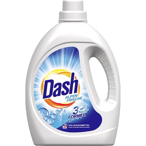 Detergent lichid DASH Alpen Frische, 2.2 l, 40 spalari Detergent lichid DASH Alpen Frische, 2.2 l, 40 spalari