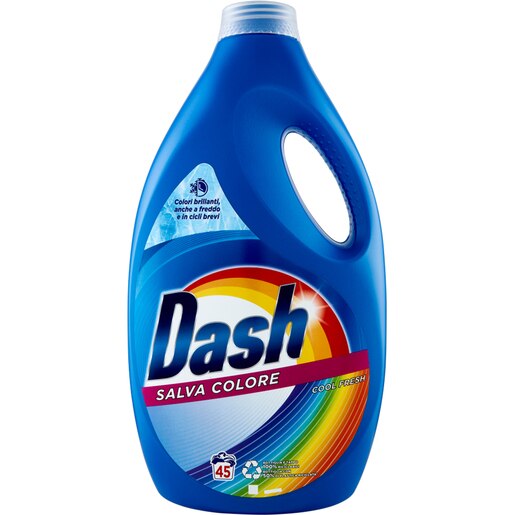 Detergent lichid DASH Salva Colore, 2250 ml, 45 spalari Detergent lichid DASH Salva Colore, 2250 ml, 45 spalari