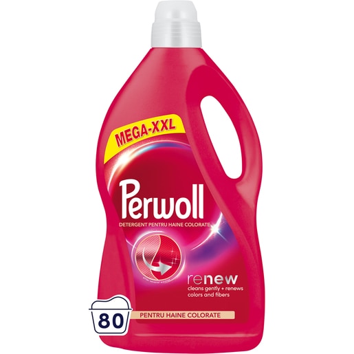 Detergent lichid PERWOLL Renew Color, 4 l, 80 spalari Detergent lichid PERWOLL Renew Color, 4 l, 80 spalari