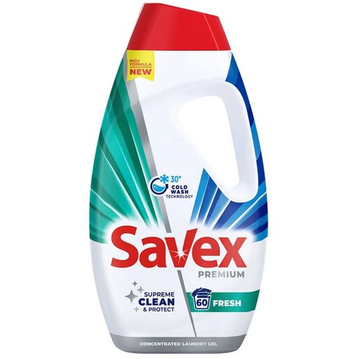 Detergent lichid SAVEX Premium Fresh, 2.7 l, 60 spalari Detergent lichid SAVEX Premium Fresh, 2.7 l, 60 spalari