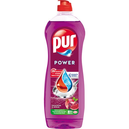 Detergent de vase PUR Power 5+ Fig & Pomegranate, 750ml Detergent de vase PUR Power 5+ Fig & Pomegranate, 750ml