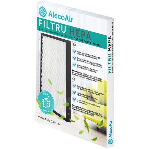 Filtru HEPA pentru ALECOAIR D16/D22/D26 Purify Filtru HEPA pentru ALECOAIR D16/D22/D26 Purify