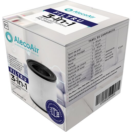 Filtru purificator 3 in 1 pentru ALECOAIR P40 Smart Filtru purificator 3 in 1 pentru ALECOAIR P40 Smart