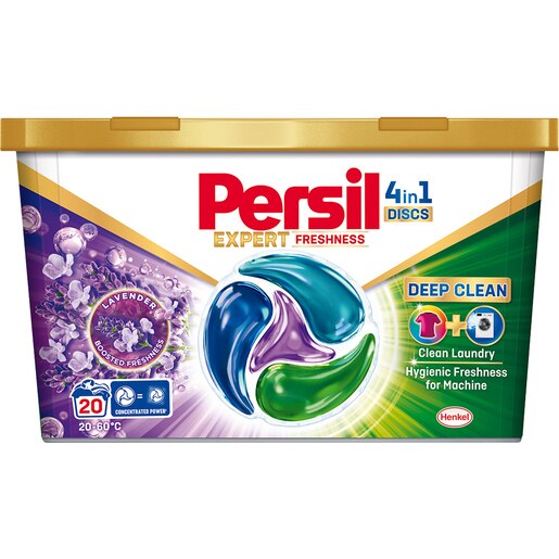 Detergent capsule PERSIL Discs Expert Lavander, 20 spalari Detergent capsule PERSIL Discs Expert Lavander, 20 spalari