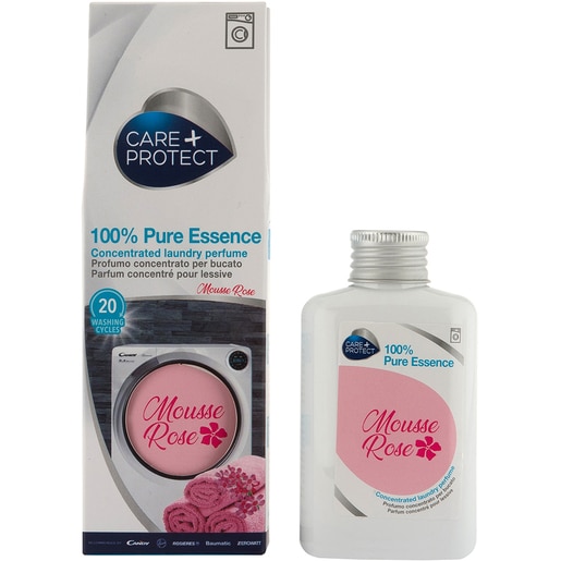 Parfum masina de spalat rufe CANDY Care+Protect Mousse Rose, 100 ml, 20 spalari Parfum masina de spalat rufe CANDY Care+Protect Mousse Rose, 100 ml, 20 spalari