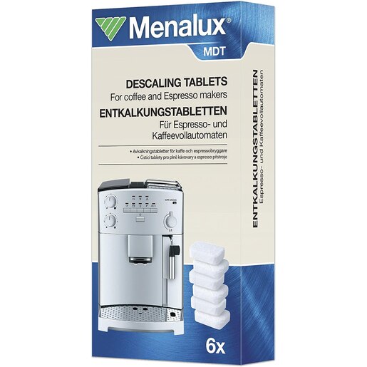 Tablete decalcifiere MENALUX MDT, 6 buc Tablete decalcifiere MENALUX MDT, 6 buc