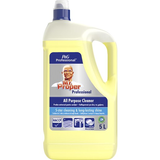 Detergent universal pentru suprafete MR. PROPER Professional, 5l Detergent universal pentru suprafete MR. PROPER Professional, 5l