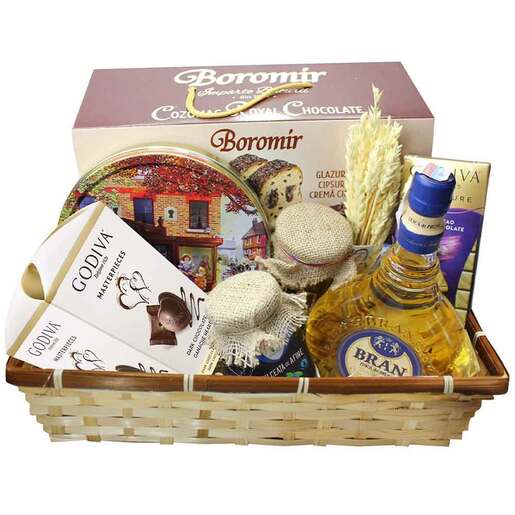 Cos cadou LUXURY BASKETS Traditii Romanesti 8TR Cos cadou LUXURY BASKETS Traditii Romanesti 8TR