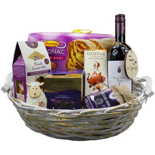 Cos cadou LUXURY BASKETS Purple Dream 7PD Cos cadou LUXURY BASKETS Purple Dream 7PD