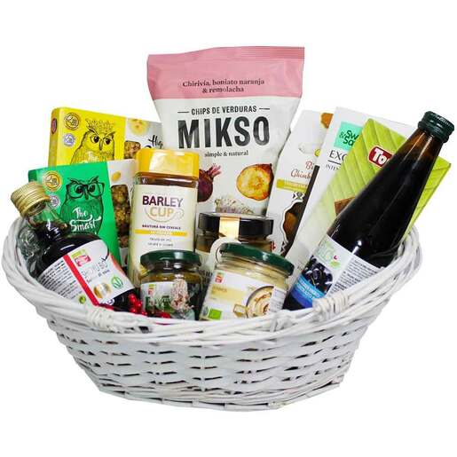 Cos cadou LUXURY BASKETS Healthy Basket Vegan 13HBV Cos cadou LUXURY BASKETS Healthy Basket Vegan 13HBV