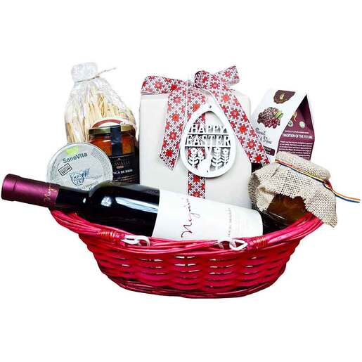 Cos cadou LUXURY BASKETS Delicii Romanesti 8DR Cos cadou LUXURY BASKETS Delicii Romanesti 8DR