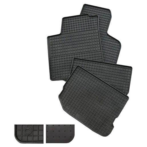 Set 4 covorase auto PETEX 69110PX pentru VW Passat/Passat CC, 2005-2014 Set 4 covorase auto PETEX 69110PX pentru VW Passat/Passat CC, 2005-2014