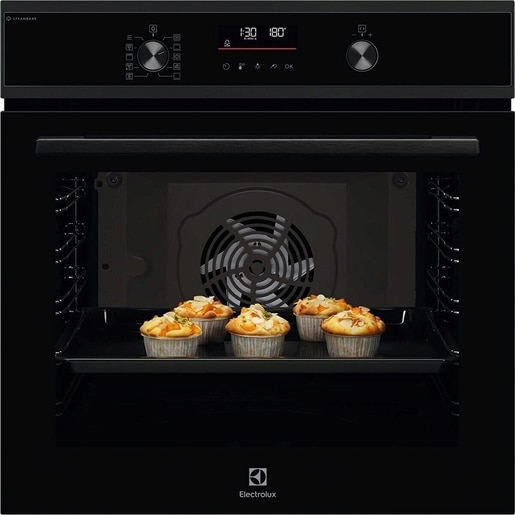 Cuptor incorporabil ELECTROLUX SteamBake EOD6F77H, Electric, Gatire cu abur, Autocuratare catalitica, 72 l, Clasa A+, negru Cuptor incorporabil ELECTROLUX SteamBake EOD6F77H, Electric, Gatire cu abur, Autocuratare catalitica, 72 l, Clasa A+, negru