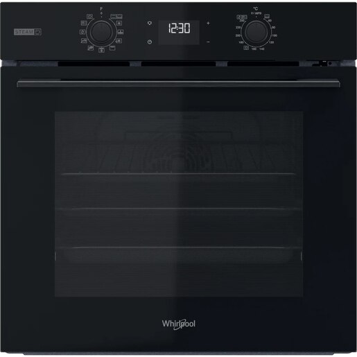 Cuptor incorporabil WHIRLPOOL OMSK58RU1SB, Electric, Gatire cu abur, Autocuratare pirolitica, 71 l, Clasa A+, negru Cuptor incorporabil WHIRLPOOL OMSK58RU1SB, Electric, Gatire cu abur, Autocuratare pirolitica, 71 l, Clasa A+, negru