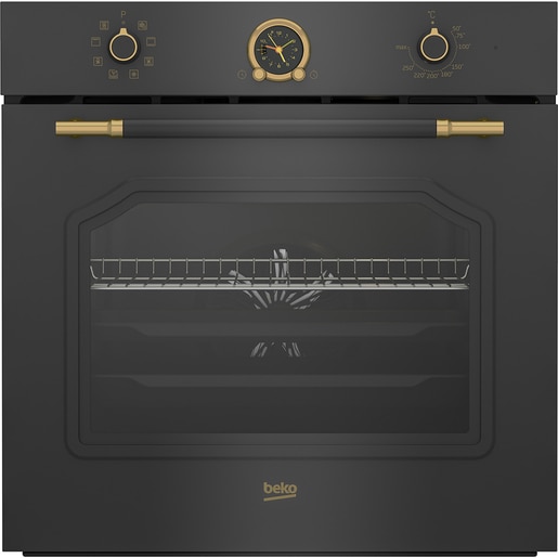 Cuptor incorporabil BEKO RBIM19200AD, Electric, 72 l, Clasa A, antracit Cuptor incorporabil BEKO RBIM19200AD, Electric, 72 l, Clasa A, antracit